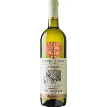 Znovín Znojmo a.s. se sídlem v Šatově Neuburské 2021 pozdní sběr Terroir Club Znovín Znojmo 0,75l