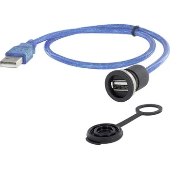 Datový kabel encitech 1310-1002-02 USB konektor Typ A, 1.00 m, 1 ks