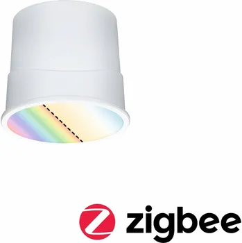 Svítidlo PAULMANN LED Modul vestavné svítidlo Smart Home Zigbee Base Coin kruhové 50mm Coin 4,9W 230V stmívatelné RGBW+ satén 924.70