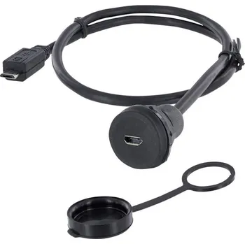 USB hub encitech 1310-1023-04 1310-1023-04 USB konektor microUSB B, 2.00 m, 1 ks