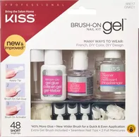 KISS Brush-On Gel Nail Kit sada na gelové nehty