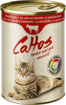Krmivo pro kočku Cattos Cat Adult konzerva Beef 415 g