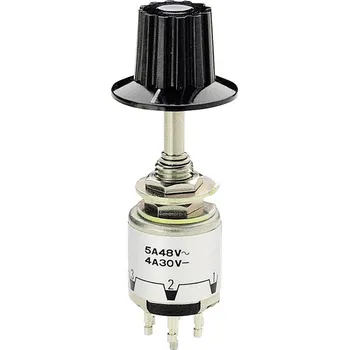 vypínač Marquardt 9030.0100 9030.0100 otočný spínač 48 V/AC 5 A Počet pozic přepínače 6 1 x 60 ° 1 ks