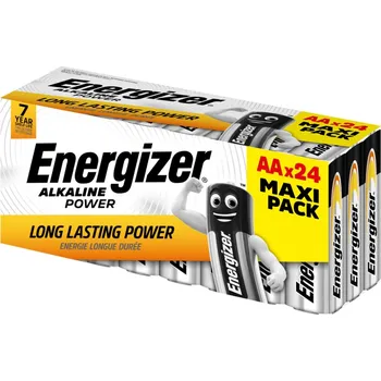 Baterie Energizer Alkaline power AA 24 ks - s kupónem KUP15 cena 322 Kč + extra diskrétní expedice