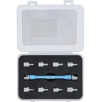 Nářadí pro automobil BGS Klíč na paprsky kol, vyměnitelné hlavy, pro motocykly, 10dílný