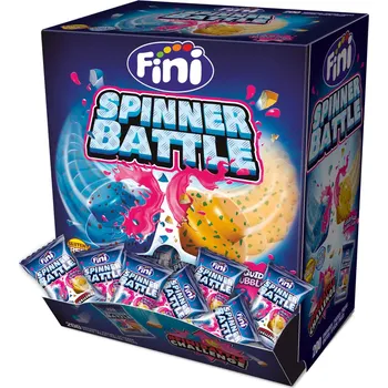 Žvýkačka Žvýkačky FINI 5 g SPINNER BATTLE (sáček 50 ks) (žvýkačky s tekutou náplní, jednotlivě balené, balení box 200 ks)