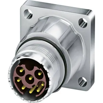 Elektrický konektor M17 zařízení. rovný konektor 1619196 ST-08P1N8AWK00S stříbrná Phoenix Contact Množství: 1 ks