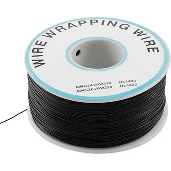 Síťový kabel Vodič - drát 0,05mm2 Cu, černý, balení 230m