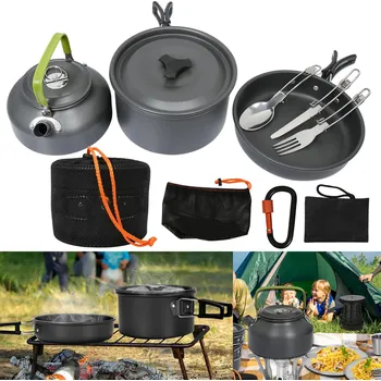 Kempingové nádobí Deminas Praktický set kempingové nádobí