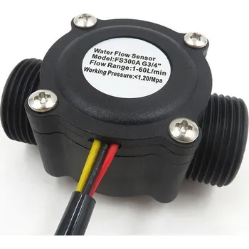Síťový kabel Průtokoměr FS300A 3/4” 1-60l/min pro Arduino