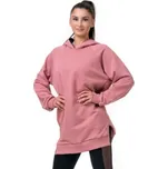 Nebbia Dlouhá Everyday Hero mikina s kapucí 580 old rose XS