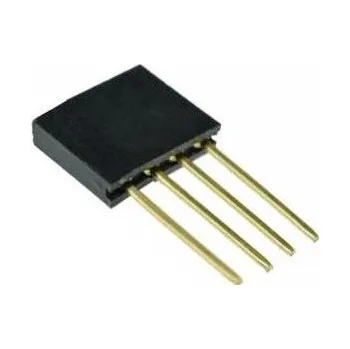 Síťový kabel Dutinková lišta 4pin s roztečí 2,54mm pro PCB