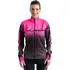 Cyklistická bunda CRUSSIS No-Wind CSW-065 černá/růžová