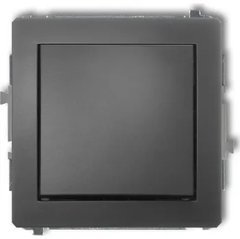 vypínač Vypínač č.1 pod omítku, grafitový mat, DECO Karlik