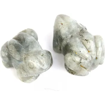 Přírodní kámen Labradorit žába cca 49mm