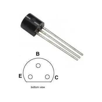Síťový kabel BC557B P UNI 45V/0,1A 0,5W (ß=180-460) TO92