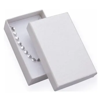 Dárková krabička Jednoduchá bílá krabička bez mašličky