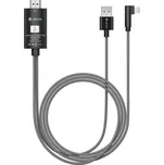 DEVIA kabel USB lightning-HDMI (Kabel s osvětlením+USB+HDMI)