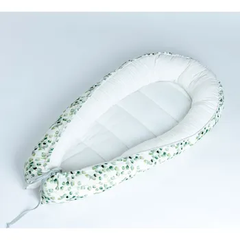 Hnízdečko pro miminko Tulimese Hnízdečko bio mušelínový eukalypt VARIANTY PROVEDENÍ HNÍZDEČKA: HNÍZDEČKO SAMOSTATNÉ