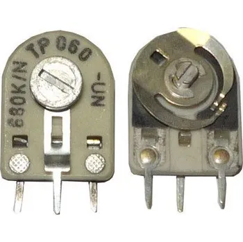 Síťový kabel 680k - TP060, trimr cermetový stojatý RM10x5mm