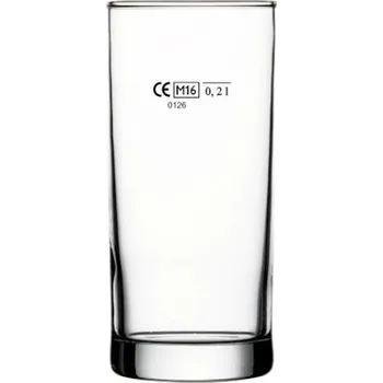 Sklenice Sklenice 200ml DISCO cejch, výška 13,5cm (1ks)