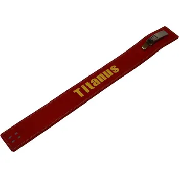 Opasek na cvičení TITANUS fitness Opasek s pákovou přezkou (červená) M Červená