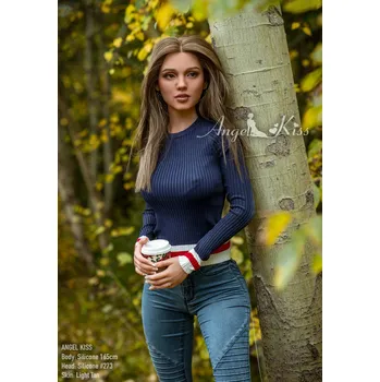 Silikonová panna Angel Kiss dolls Angel Kiss doll 165cm D-Cup hlava č.S273 (B) / silikonová panna