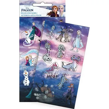 samolepka UNDERCOVER Samolepky Frozen Ledové království pěnové 10ks