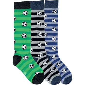 Chlapecké barevné bavlněné fotbalové podkolenky RS 23-26 mix barev