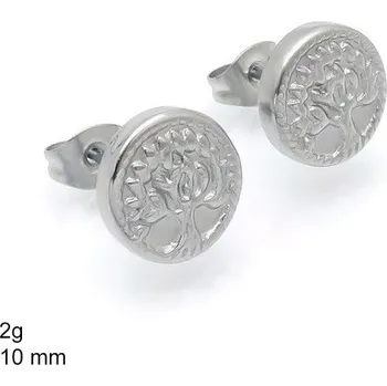 Náušnice Náušnice - Pecky - 10 x 10 mm - 2g