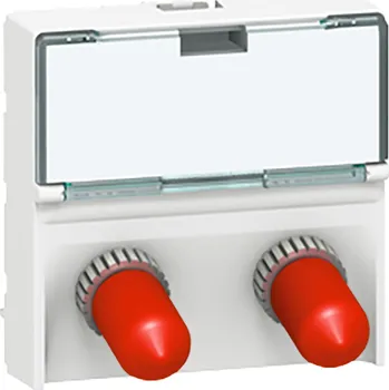 Rozvaděč LEGRAND Zásuvka MOZAIC optická 2 x ST duplex 078616