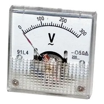 Hadex Analogový panelový voltmetr 91L4 300V~ AC