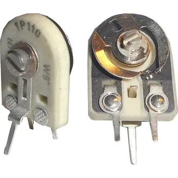 Síťový kabel 4M7 - TP110, trimr uhlíkový keramický stojatý RM5x5mm