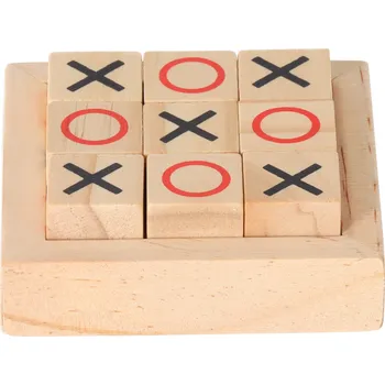 Hračka Bigjigs Dřevěné piškvorky v kostkách