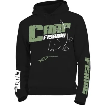 Rybářské oblečení HOTSPOT Design Carpfishing Eco mikina černá
