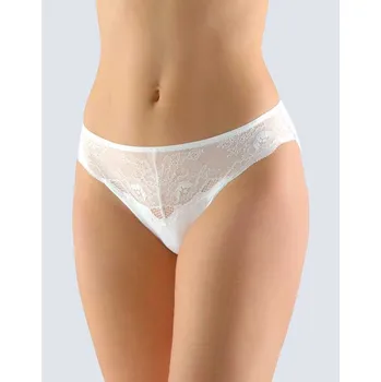 Dámské spodní prádlo Gina Výhodné balení 5 kusů - Kalhotky klasické s úzkým bokem 10220P Barva/Velikost: bílá / S/M