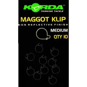 Rybářský háček Korda Klip na červy - Maggot Klip - 10 Stuck - Large