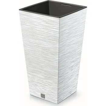 Květináč FUSU IV bílý, varianta 34,5 cm