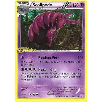 Karetní hra Scolipede 053/146 - XY Typ karty: Non-Holo