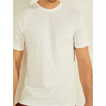 Pánské tričko Pánské tričko U1YA15JR06K - SCFY krémová - Guess M Krémový