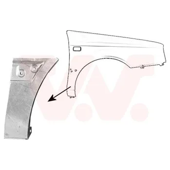 Blatník karosérie Blatník VAN WEZEL 5883156