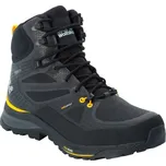 Jack Wolfskin Pánské boty Force Trekker Texapore Mid EU 43, black/burly yellow