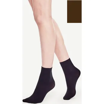 Dámské ponožky Veneziana Katrin 40 • UNI • tmavě kapučínová • ponožky 40 DEN