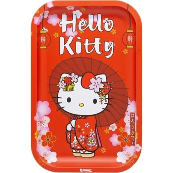 G-ROLLZ Kovová miska 27x16cm Hallo Kitty Red kimono