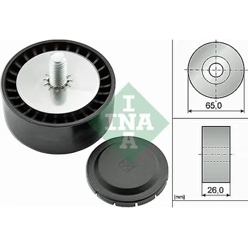 Vratná/vodicí kladka, klínový žebrový řemen INA 532 0802 10