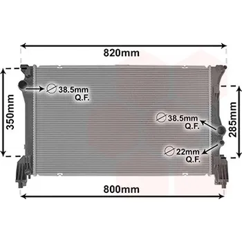 Autodíl Chladič, chlazení motoru VAN WEZEL 30012710