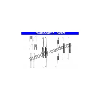 Brzdová čelist Sada příslušenství, brzdové čelisti ATE 03.0137-9077 (AT 669077)
