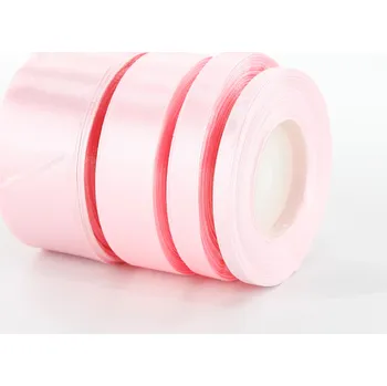 Stuha atlasová 2,5cmx32m sv.růžová