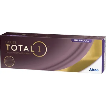 Kontaktní čočky Alcon Dailies Total1 Multifocal (30 čoček) Dioptrie - sph: -7,50, Addice: LO (max add +1,25)