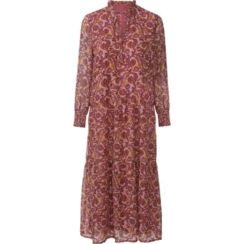 Dámské šaty esmara® Dámské maxi šaty (paisley/růžovo-fialová, 36)